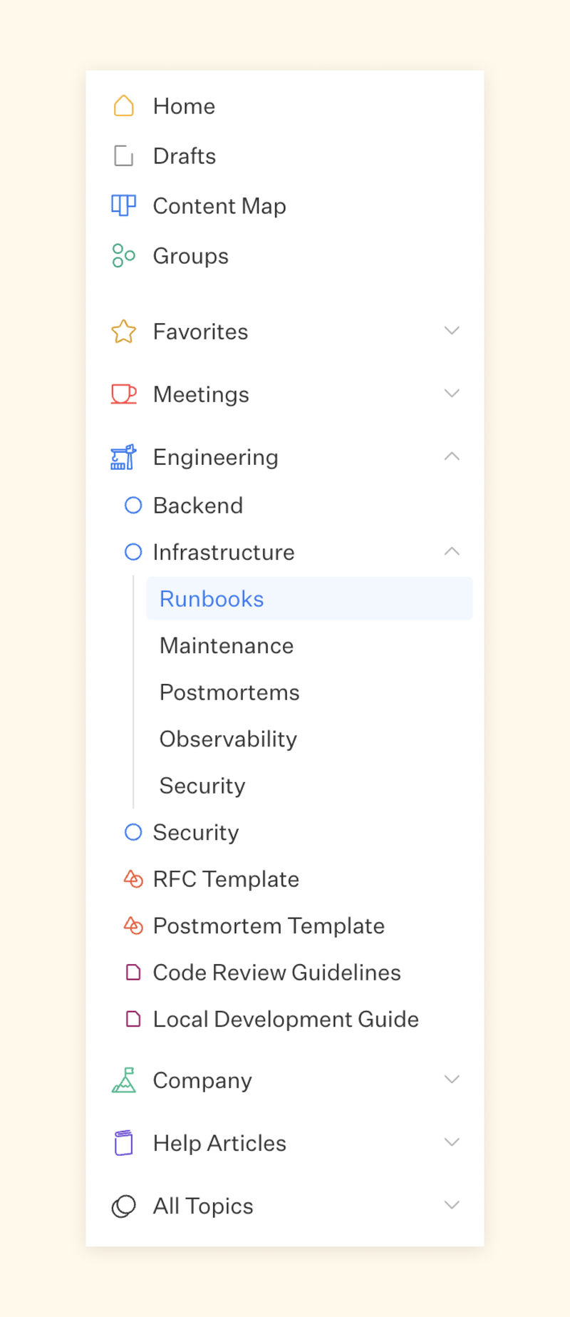 Sidebar Sections Screenshot Sidebar Sections Screenshot